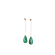Yeva | 14carat Pinkgold Earrings | Emerald 