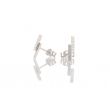 KEK | Earrings White gold lightning | Diamond