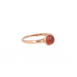 Gioia | 14carat Pink Gold Ring | Hessonite