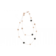 Gioia | 14carat Pink Gold Necklace | Onyx