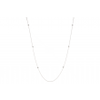 Dot | Necklace 14 Carat White Gold | Small Spheres