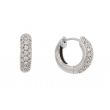 Be | Earrings White Gold | Diamonds Pavé 