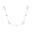 Dot | Necklace Pinkgold | 90cm 