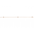 Dot | Necklace 14 Carat Pink Gold | Small Spheres
