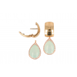 Varivello Pendants Pink Gold | Chalcedony & Diamonds