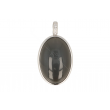 Sundrops | Pendant 18 Carat White Gold Moonstone Oval | 28x20mm