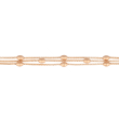 Dot | Bracelet 14 Carat Pinkgold | Braid