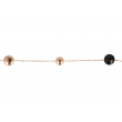 Gioia | 14carat Pink Gold Necklace | Onyx