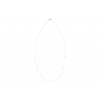 Dot | Necklace 14 Carat Pink Gold | Small Spheres