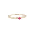Yeva | Ring Yellow Gold | Ruby