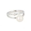 Sundrops |  Ring White Gold | Pearl & Diamond