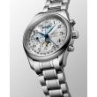 Longines Master Collection Moonphase Steel White | 42MM L2.773.4.78.6