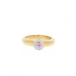 LUX | Ring 18 Karat Yellow Gold | Diamonds 18 Carat Pink Sapphire 
