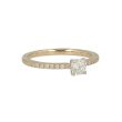 Lux | Ring Yellow Gold | Diamonds 0.46ct