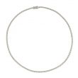 Lux | Tennis Necklace White Gold | 157 Diamonds