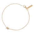 ONE INITIAL CHAIN BRACELET | 18CT GOLD