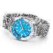 Squale matic Light Blue Milanaise | 44mm MATICXSE.ME22