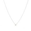 Lux | Necklace Solitaire 14 Carat White Gold | Diamond 0.26ct