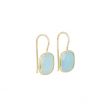 Sundrops | Earrings 18 Carat Yellow Gold | Aquamarine 