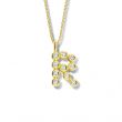 Minitials Connecting Dots Necklace | 18ct Gold