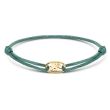Minitials One Blend Oval Satin Bracelet | 18ct Gold