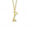 Minitials One Key To My Heart Diamond Necklace | 18ct Gold