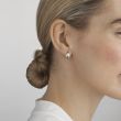 Georg Jensen | Curve Earrings | Yellow Gold / Silver