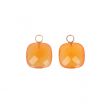 Varivello Pendants | Orange Onyx | 13 x 13 mm