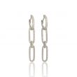 Lux | Earrings White gold diamond | Closed forever