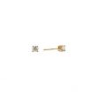 W | Diamond Ear studs Yellow Gold | 0.30ct
