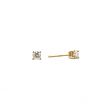 W | Diamond Ear studs Yellow Gold | 0.60ct