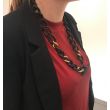 Be | Ebony Necklace | Pink gold