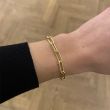 Dot | Bracelet 14 Carat Yellow Gold | Fantasy Closed Forever