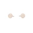 Yeva | Ear studs Pink Gold | Diamond Pavé