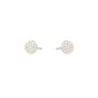 Yeva | Ear studs White Gold | Diamond Pavé