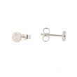 Yeva | Ear studs White Gold | Diamond Pavé