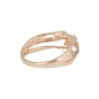 Yeva | Ring Pink Gold | Diamond Twist