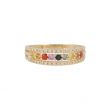 Yeva | Ring Yellow gold | Diamond Sapphire