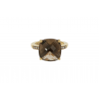 Sundrops | Ring 18 Caarat Yellow Gold | Smoky Quartz