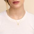 Minitials Signature Disc Necklace | 18ct Gold