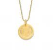Minitials Small Olive Branch Necklace | 18ct Gold