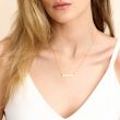 Minitials Sparkle Snake Necklace | 18ct Gold