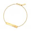 Minitials Sparkle Snake Bracelet | 18ct Gold