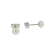 Sundrops Pearls | Ear Studs White Gold | Pearl 5.5mm