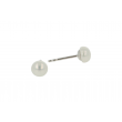 Sundrops Pearls | Ear Studs White Gold | Pearl 5.5mm
