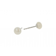 Sundrops Pearls | Ear Studs White Gold | Pearl 6.5mm