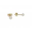 Sundrops Pearls | Ear Studs Yellow Gold | Pearl