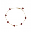 Sundrops | Bracelet Yellow Gold | Red Sapphire