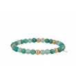 Sundrops | Bracelet Yellow gold | Chrysokoll - Fluorit