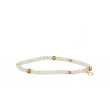 Sundrops |  Bracelet Yellow gold | Mother of pearl - pinkopal